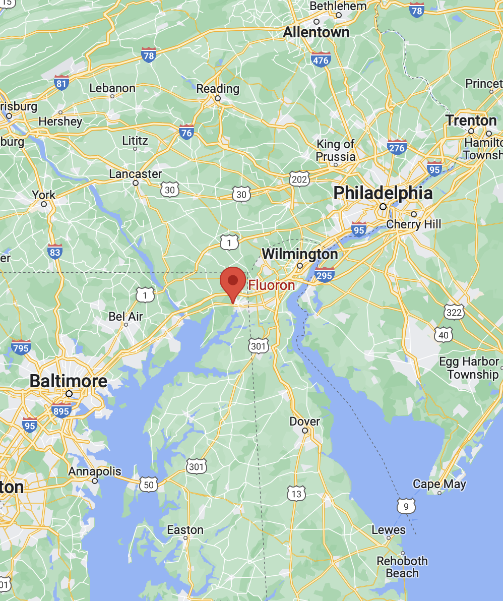 Google maps fluoron location image